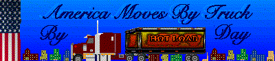 Moving America truck animated day-night